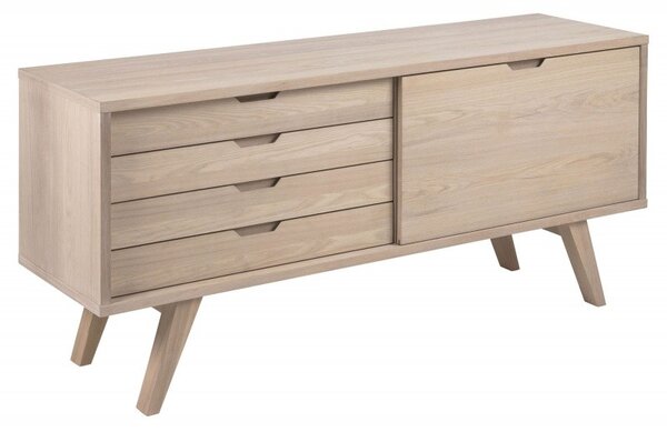 Actona Komoda A-Line 160 cm bielený dub