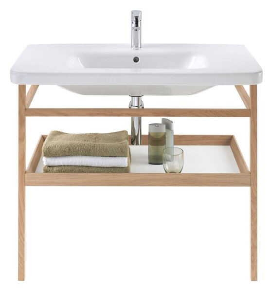 Duravit DuraStyle - Umývadlo do nábytku 800x480 mm, 1 otvor pre batériu prepichnutý, biela 2320800000