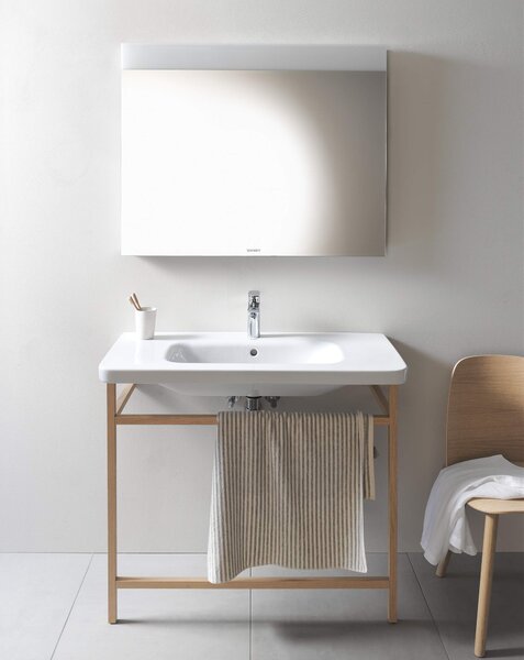 Duravit DuraStyle - Umývadlo do nábytku 800x480 mm, 1 otvor pre batériu prepichnutý, biela 2320800000