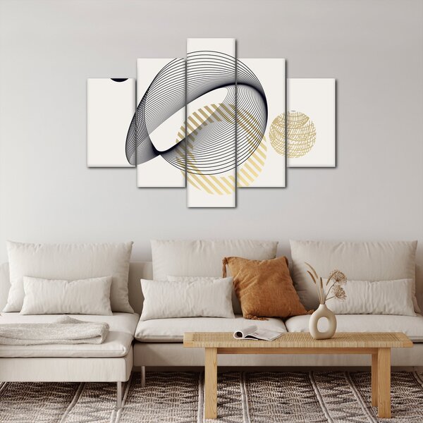 Obraz - Geometrické tvary N⁰3 (150x105 cm)