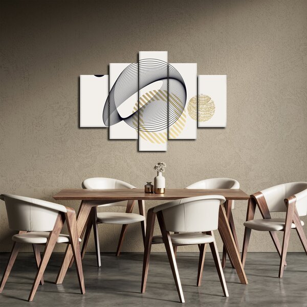Obraz - Geometrické tvary N⁰3 (150x105 cm)