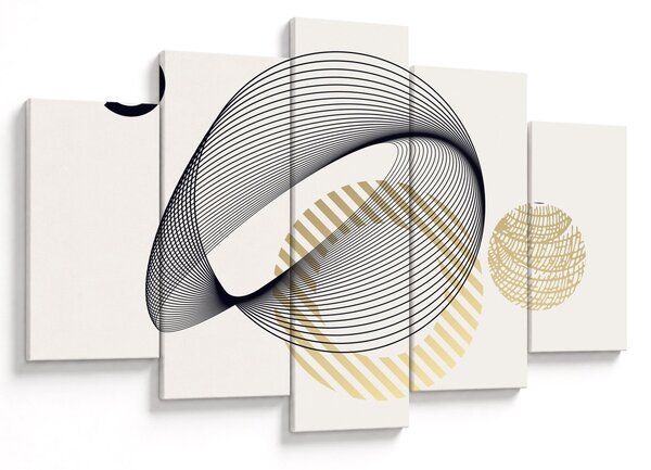 Obraz - Geometrické tvary N⁰3 (150x105 cm)