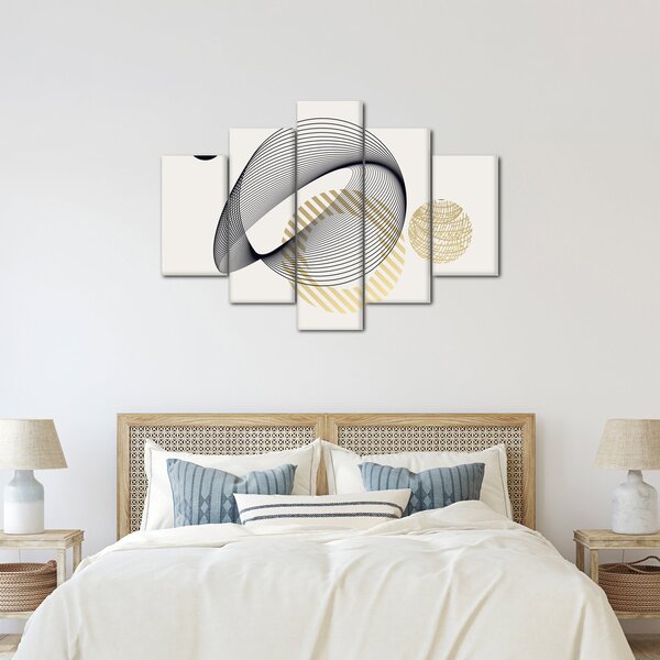 Obraz - Geometrické tvary N⁰3 (150x105 cm)