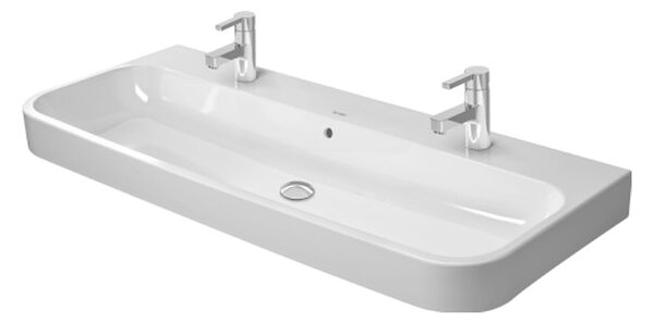 Duravit Happy D.2 - Umývadlo do nábytku 1200x505 mm, s prepadom, biela 2318120024