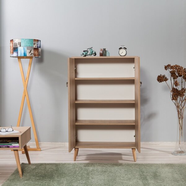 Hanah Home Komoda Multibox 80 cm hnedá