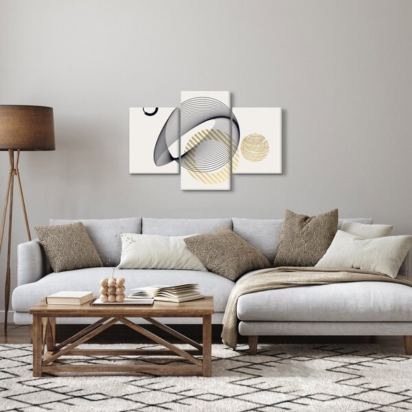 Obraz - Geometrické tvary N⁰3 (90x60 cm)
