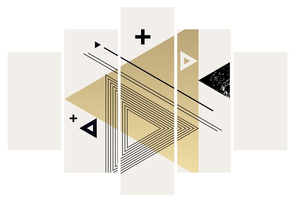 Obraz - Geometrické tvary N⁰4 (150x105 cm)