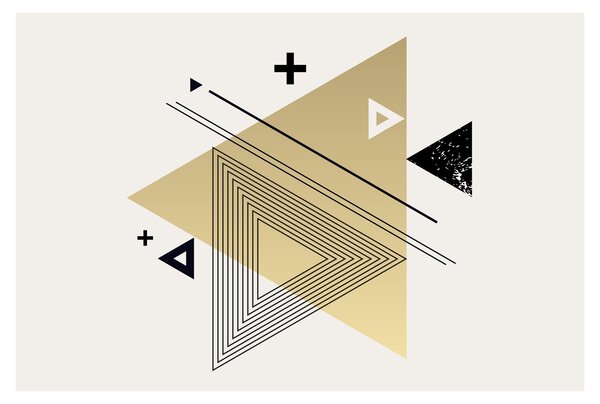 Obraz - Geometrické tvary N⁰4 (90x60 cm)