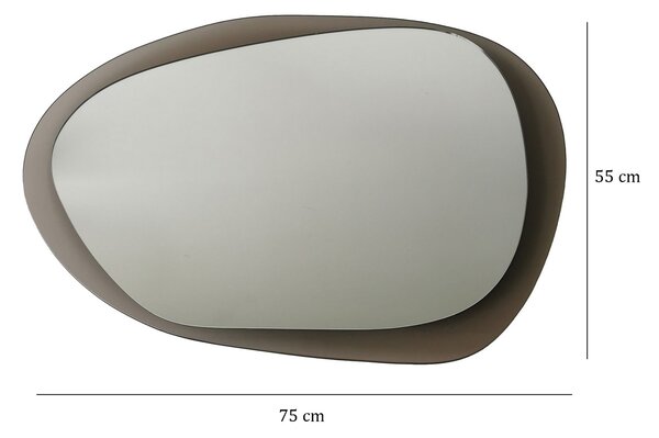 ASIR Zrkadlo AQUA bronz