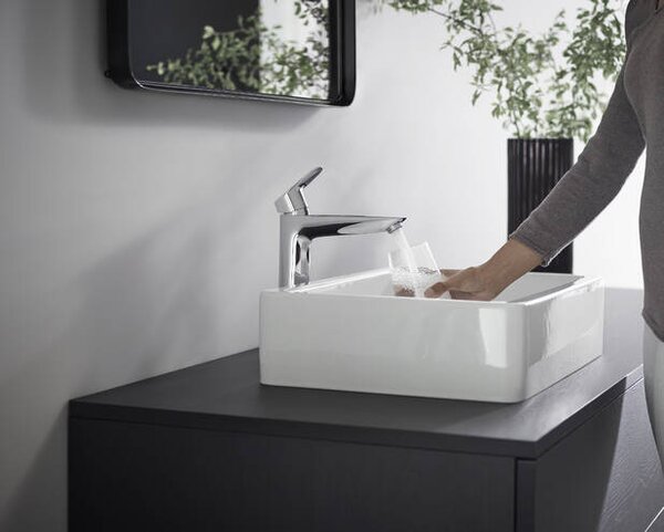 Hansgrohe Logis - Páková umývadlová batéria 190 s odtokovou súpravou s tiahlom, chróm 71090000