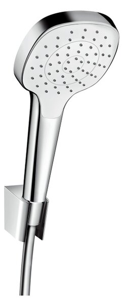 Hansgrohe Croma Select E - Sprchový set 110 1jet s hadicou 1600 mm, biela/chróm 26412400