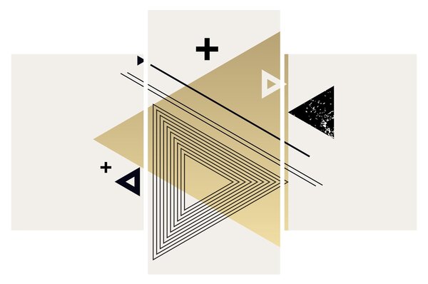 Obraz - Geometrické tvary N⁰4 (90x60 cm)