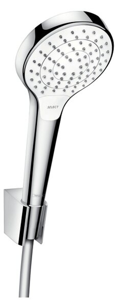 Hansgrohe Croma Select S - Sprchový set 110 Vario s hadicou 1600 mm, biela/chróm 26411400