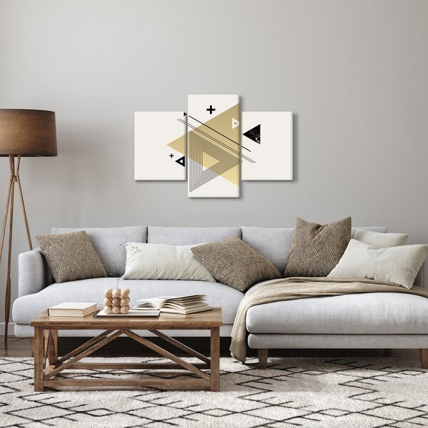 Obraz - Geometrické tvary N⁰4 (90x60 cm)