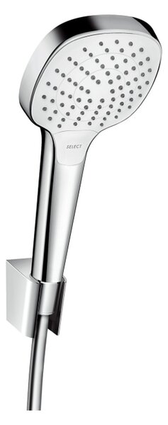 Hansgrohe Croma Select E - Sprchový set 110 Vario s hadicou 1600 mm, biela/chróm 26413400