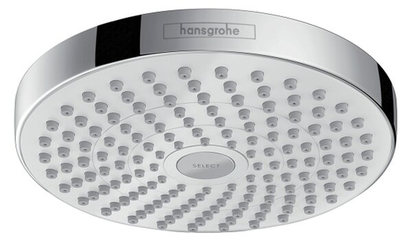 Hansgrohe Croma Select S - Hlavová sprcha 180 2jet so sprchovým ramenom 389 mm, biela/chróm 26522400 + 27413000