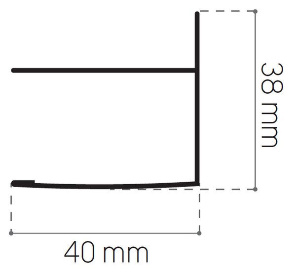 Glass 1989 Isy - Posuvné dvere - štvrťkruh, pre šírku vaničky 80 cm, GIY6003T500