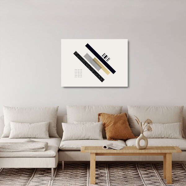 Sklenený obraz - Geometrické tvary N⁰5 (70x50 cm)