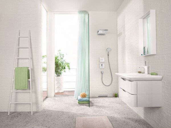 Hansgrohe Rainmaker Select - Hlavová sprcha 580 3jet, biela/chróm 24001400