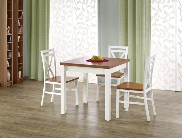 Jedálenský stôl Deedee (jelša + biela) (pre 4 až 6 osôb). Vlastná spoľahlivá doprava až k Vám domov. 770749