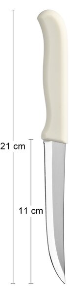 Kuchynský nôž Denis 21 cm - krémová