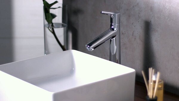 Hansgrohe Talis S - Páková umývadlová batéria 190 s odtokovou súpravou s tiahlom, chróm 72031000