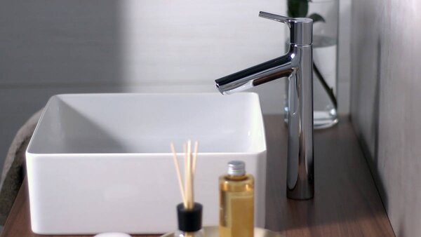 Hansgrohe Talis S - Páková umývadlová batéria 190 s odtokovou súpravou s tiahlom, chróm 72031000