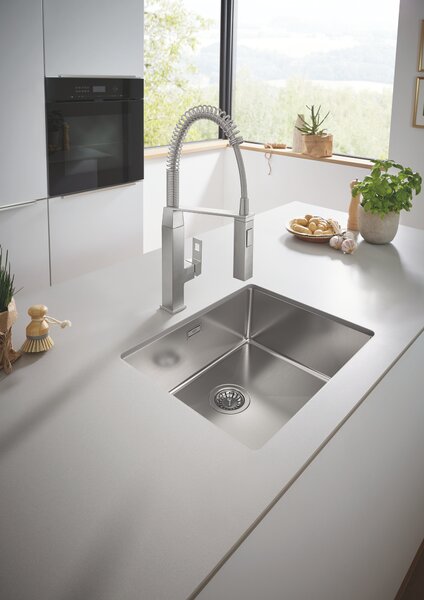 GROHE Eurocube - Páková drezová batéria, chróm 31395000