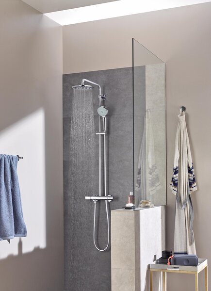 GROHE Euphoria System 210 - Sprchový systém s termostatom na stenu, chróm 27964000