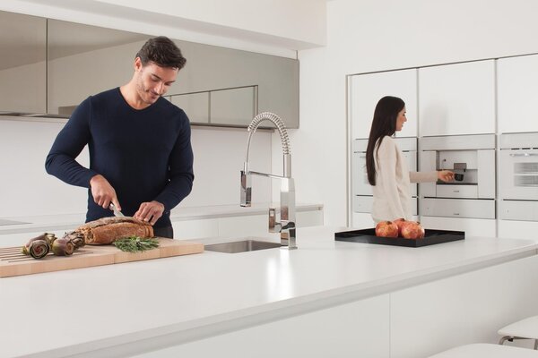 GROHE Eurocube - Páková drezová batéria, chróm 31395000