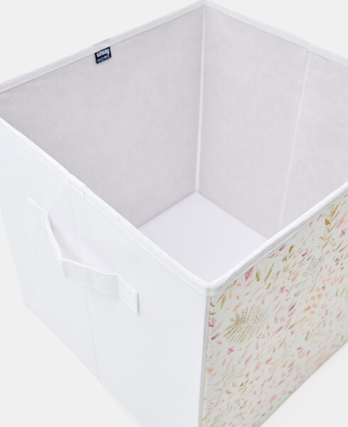 Sinsay - Skladací úložný box s kvetinovým vzorom - telová
