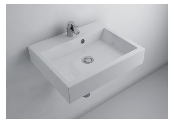 Vima 185 - Umývadlo na stenu 500x420 mm, biela