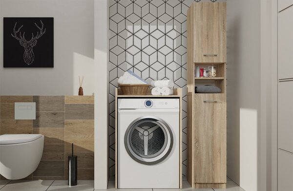 TP Living Kúpeľňová skrinka nad práčku Hudson dub sonoma