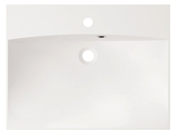 Vima 303.11 - Umývadlo so skrinkou 600x460 mm, biela lesklá