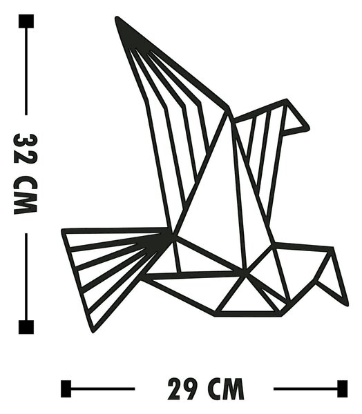 ASIR Nástenná dekorácia ORIGAMI PTÁCI