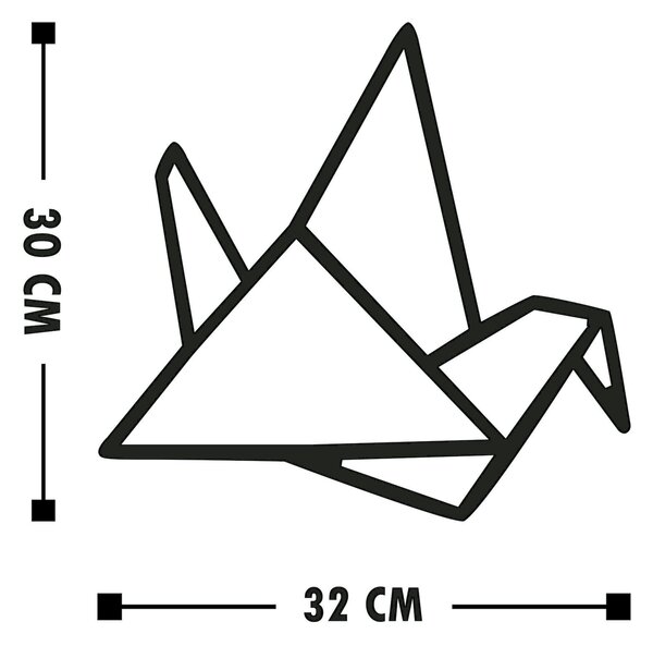 ASIR Nástenná dekorácia ORIGAMI PTÁCI