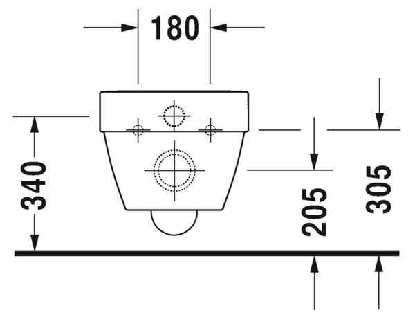 Duravit Vero Air - Závesné WC, Rimless, biela 2525090000