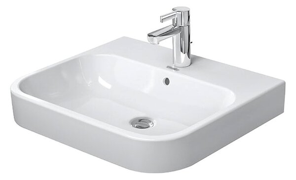Duravit Happy D.2 - Umývadlo do nábytku 600x505 mm, 1 otvor pre batériu, biela 2318600000