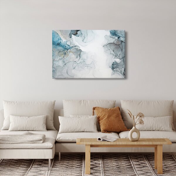 Obraz - Modrý mramor (90x60 cm)