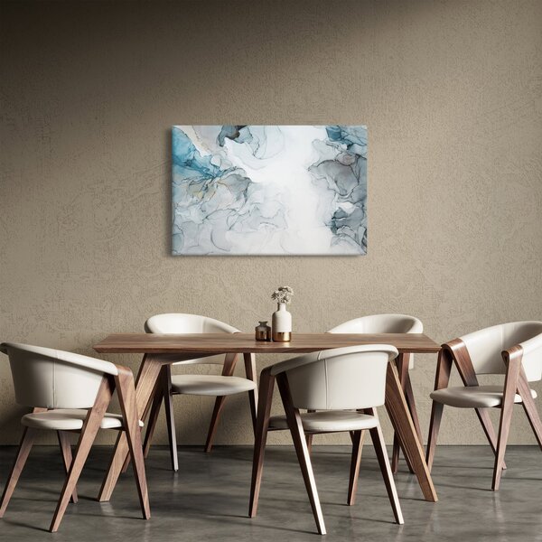 Obraz - Modrý mramor (90x60 cm)