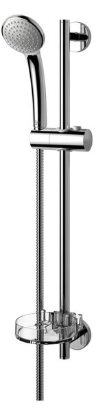 Ideal Standard Idealrain - Sprchová súprava S1 s 1-funkčnou ručnou sprchou, 600 mm tyč, chróm B9501AA