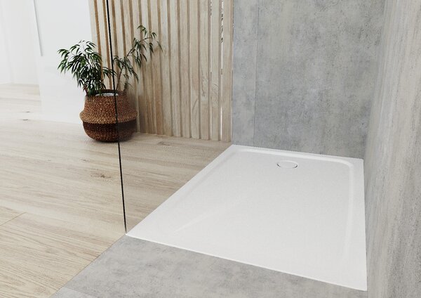 Kaldewei Cayonoplan - Sprchová vanička 1000x900 mm, so zníženým polystyrénovým nosičom, alpská biela 361747980001