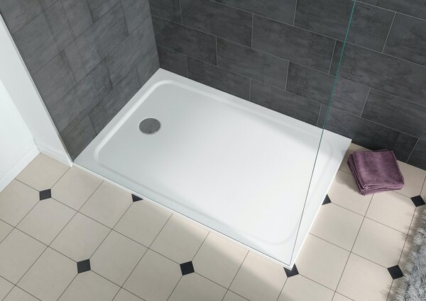 Kaldewei Cayonoplan - Sprchová vanička 1000x900 mm, so zníženým polystyrénovým nosičom, alpská biela 361747980001