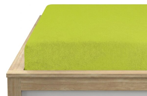 Froté plachta PREMIUM limetkové 160x200 cm