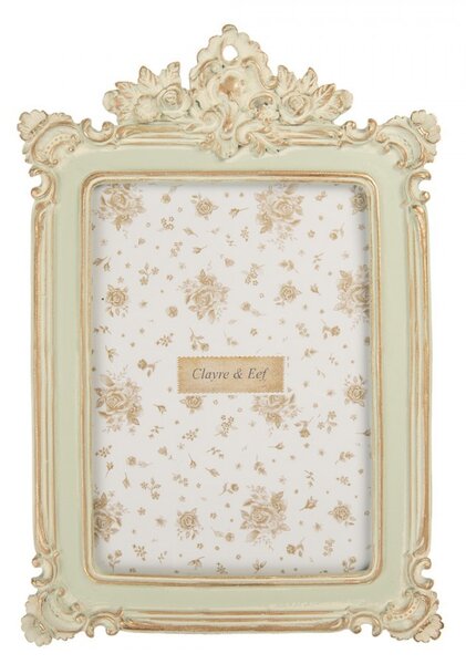 Photo Frame 13x18 Cm Green Plastic - 26.0 cm - Clayre & Eef