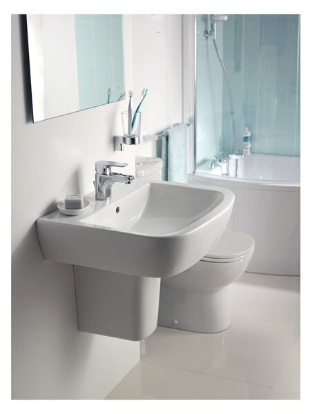 Ideal Standard Tempo - Umývadlo 550x450 mm, s prepadom, biela T058601