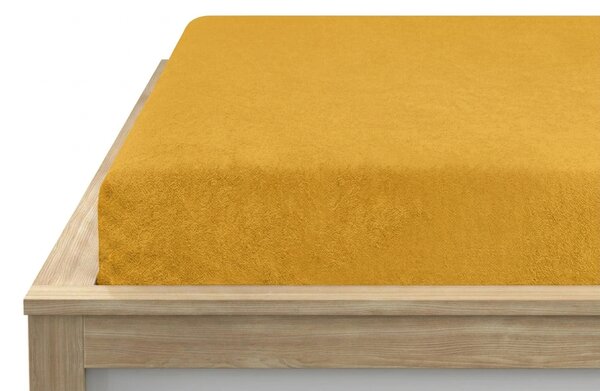 Froté plachta PREMIUM žltooranžová 160x200 cm