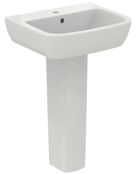 Ideal Standard Tempo - Umývadlo 550x450 mm, s prepadom, biela T058601