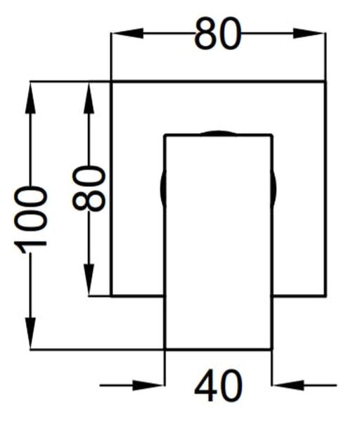 Teorema Pillar - Sprchová batéria pod omietku - komplet, chróm 8G000