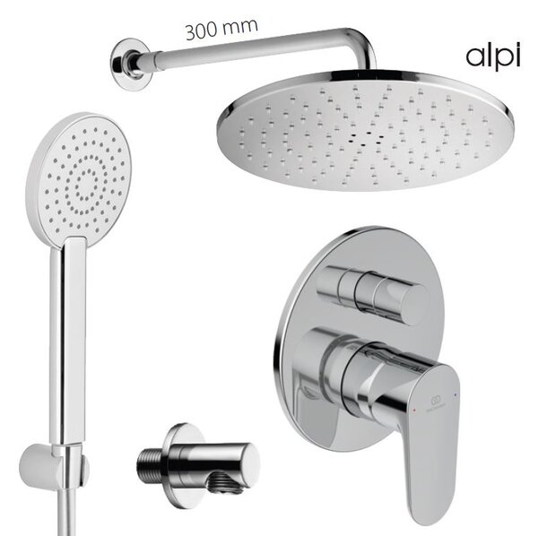 Ideal Standard Set 2 - Sprchový systém s podomietkovou pákovou batériou, komplet, Chróm IS Set 2